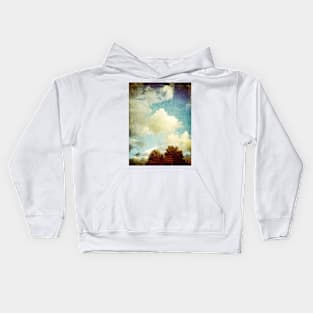 Two Trees and Clouds Kids Hoodie